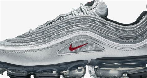 nike air vapormax 97 herren silber|Nike Air Vapormax 97 'Metallic Silver & Varsity Red' Release Date.